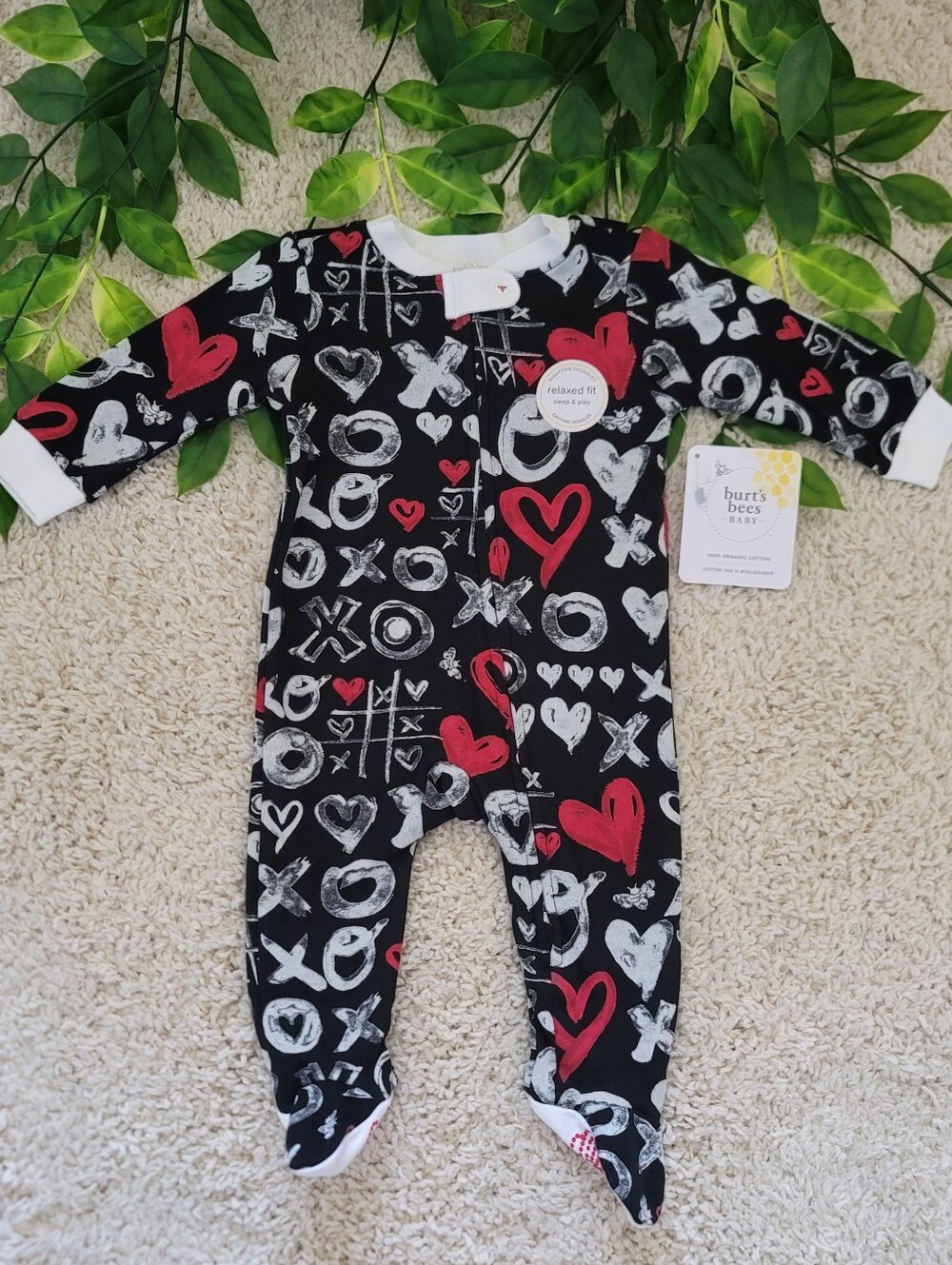 Baby Boy Burt's Bees XOXO Sleeper (3-6 Months)